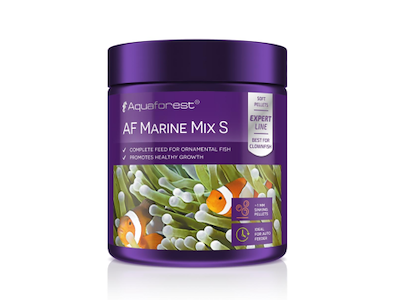 Aquaforest AF Marine Mix S 120 g – Granulatfoder til Kødædende Marine Fisk