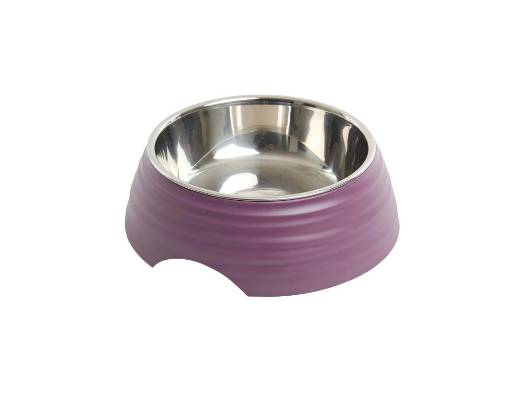 BUSTER Frosted Ripple skål støvet str. L