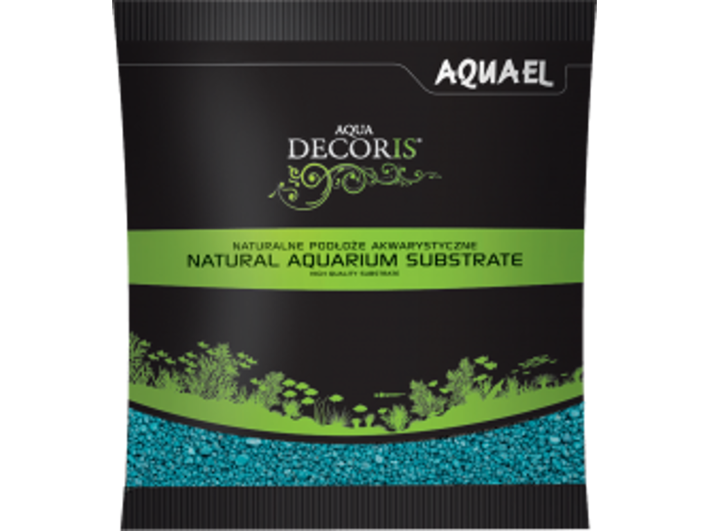 Decorius kvartsgrus 2-4mm 1 kg Turkis