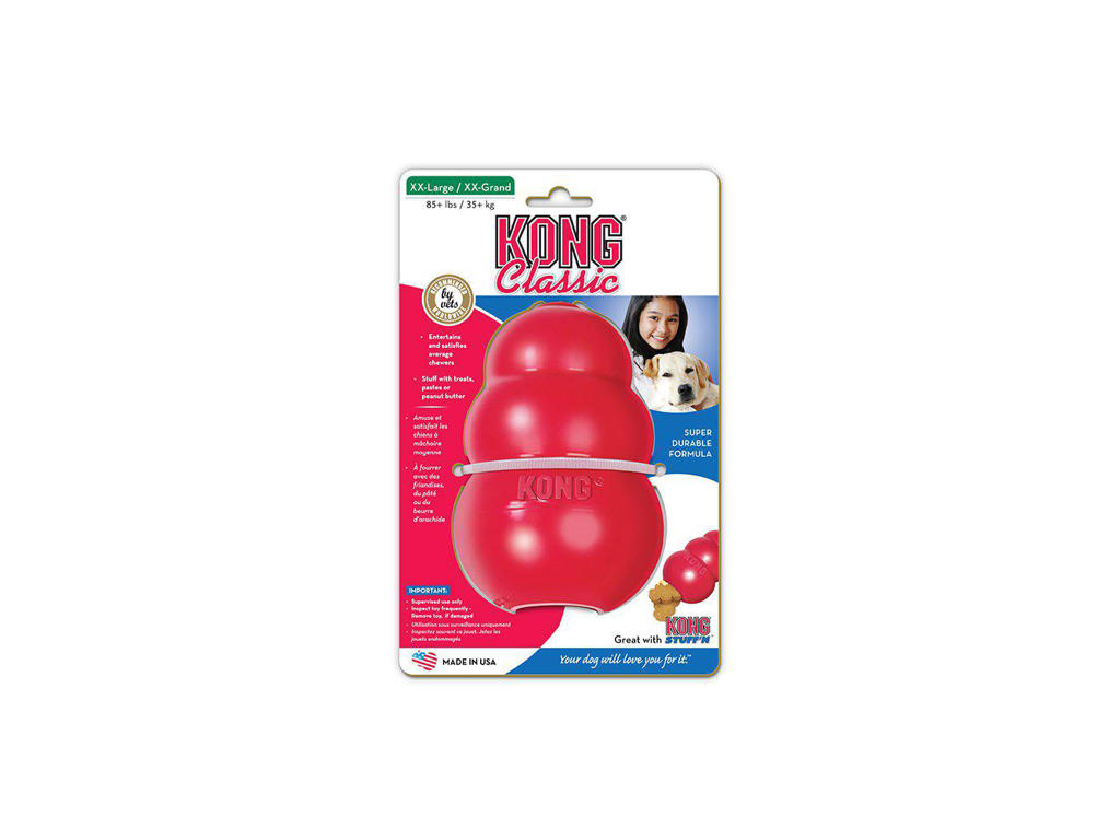 KONG CLASSIC RØD XXL 16x10CM
