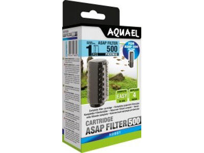 Svamp asap 500 1 stk plus filterbeholder