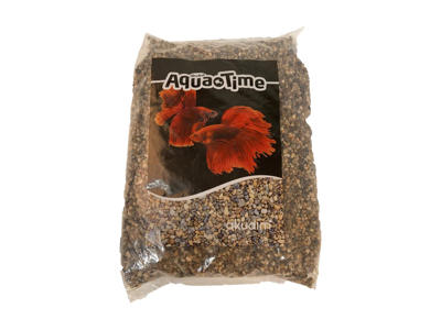 Akvariegrus mørk 3-5 mm. 10 kg.