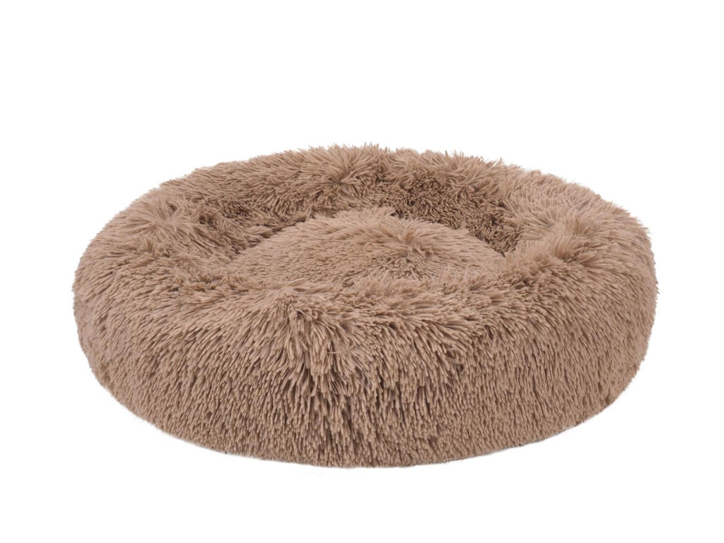 Fluffy hundeseng M, brun 76,5x76,5cm