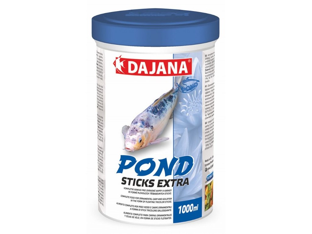 Dajana Pond Sticks Extra – Foder til Havedamsfisk 1 Liter