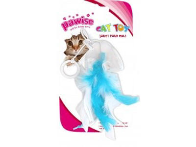 Krystalfisk m.elastik&fjer