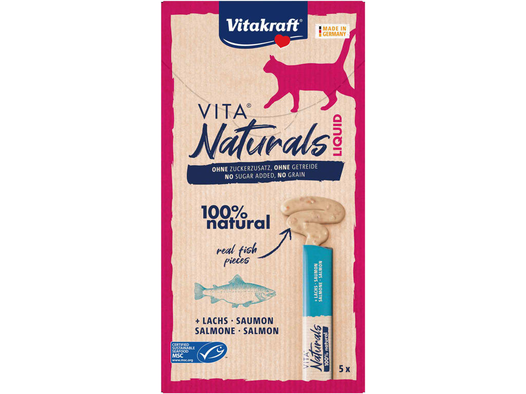 Vita Naturals Liquid 90g med laks