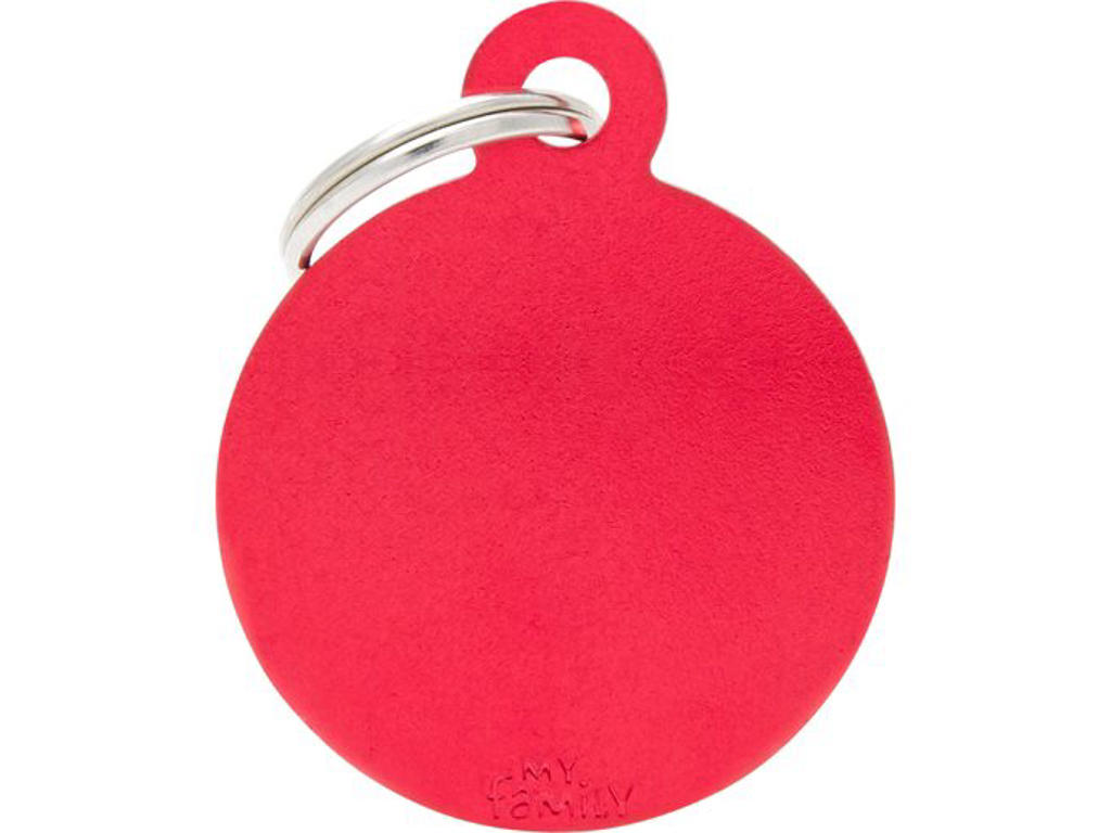 MY FAMILY RED BIG CIRCLE Ø 3 CM