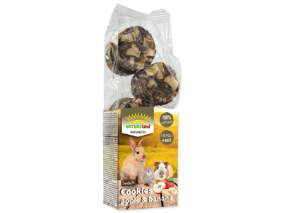 Nature land brunch kornfri æble & banan kage 120g