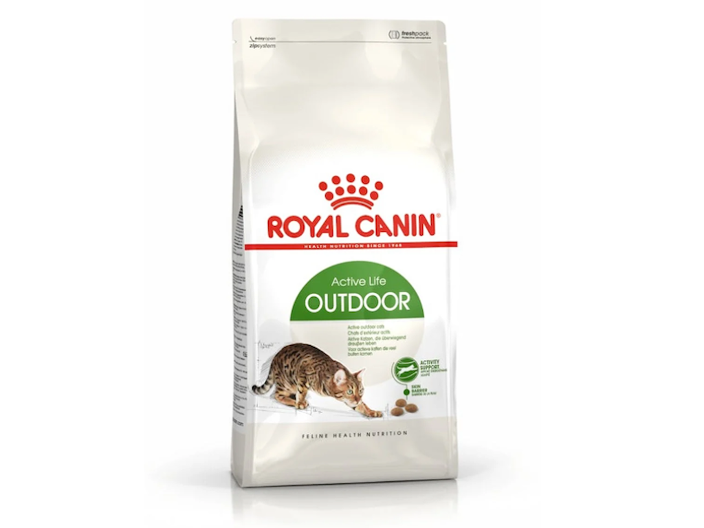 Royal Canin Outdoor 4 kg – Tørfoder til aktive udekatte