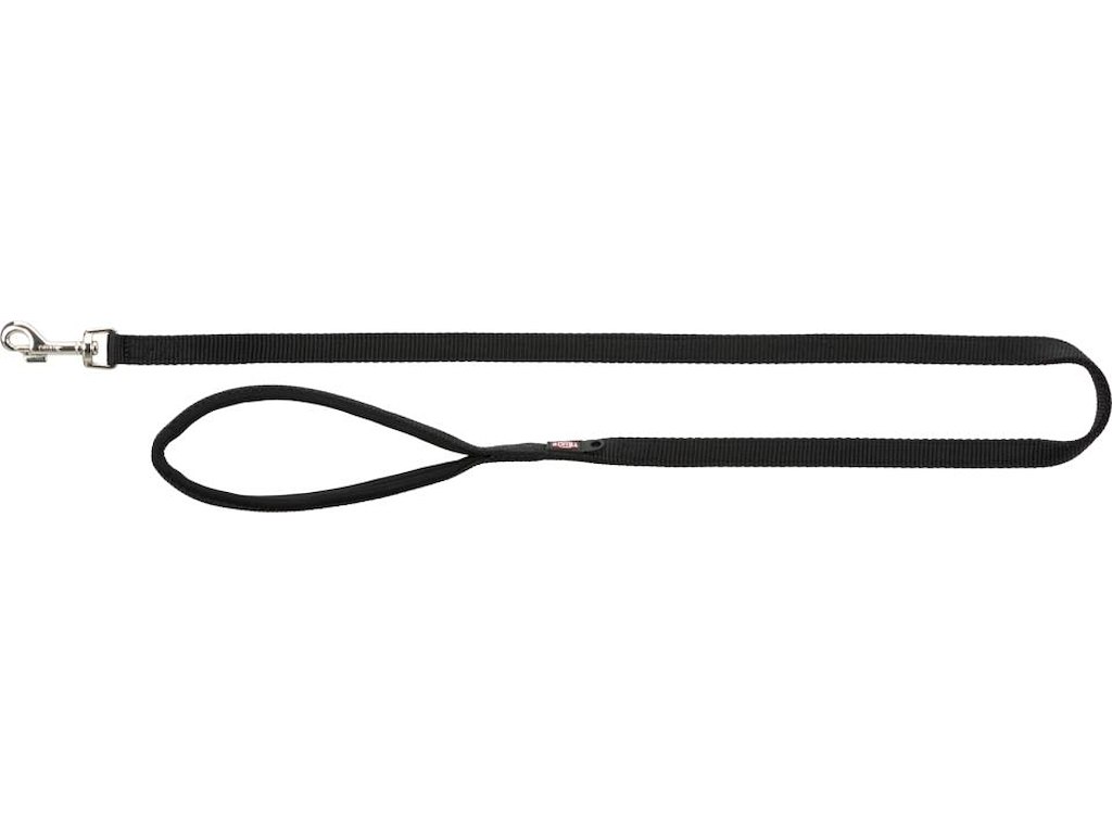 Trixie Premium Line Hundesnor XS 1,20 m / 10 mm – Sort – Slidstærk nylonline