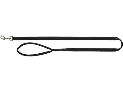 Trixie Premium Line Hundesnor XS 1,20 m / 10 mm – Sort – Slidstærk nylonline