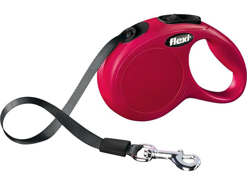 flexi New Classic bånd XS, 3M, 12KG, rød