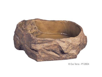 ExoTerra vandskål, stor (21x5x17,5 cm.) 230x180x55 mm