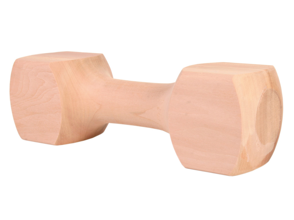 Apportbuk træ kantet 650g