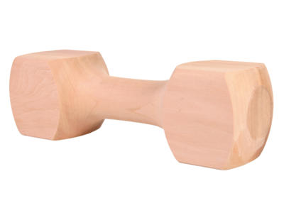 Apportbuk træ kantet 650g