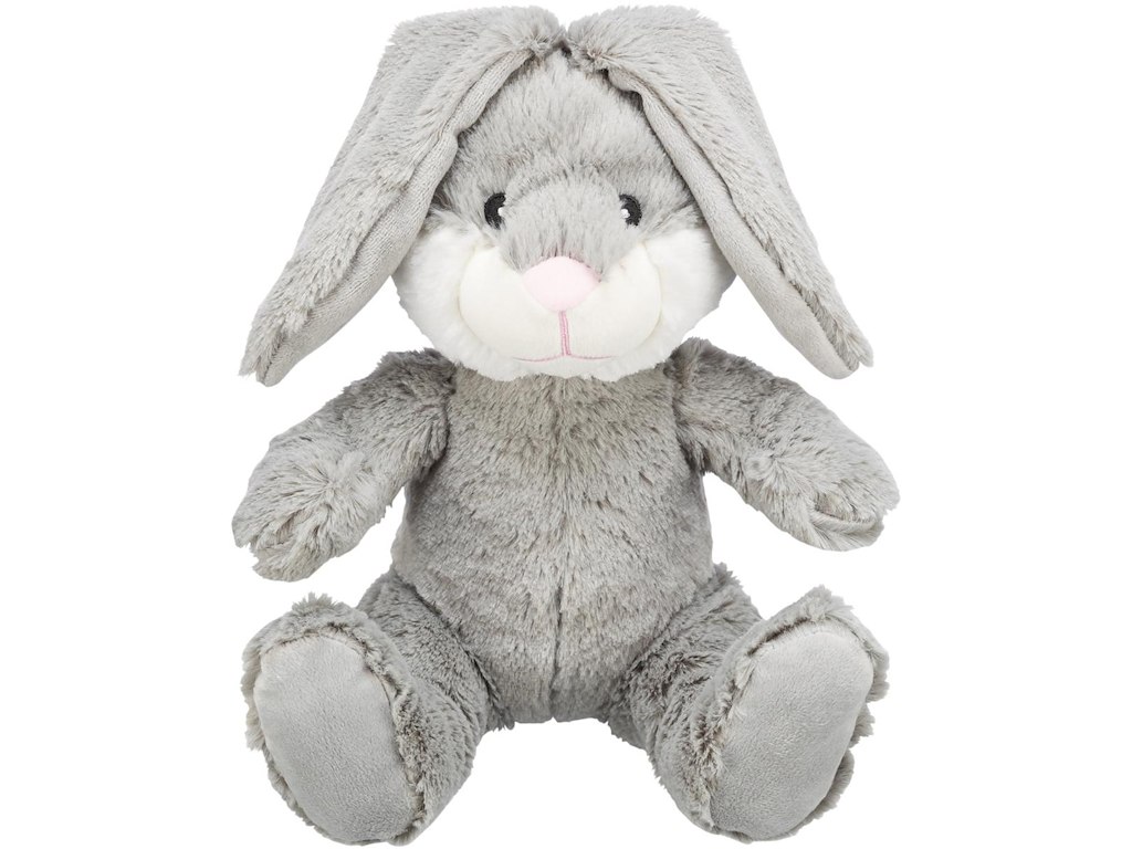 Trixie Be Eco Bunny Evan – Plys Hundelegetøj i Genanvendt Materiale 25 cm (Grå)