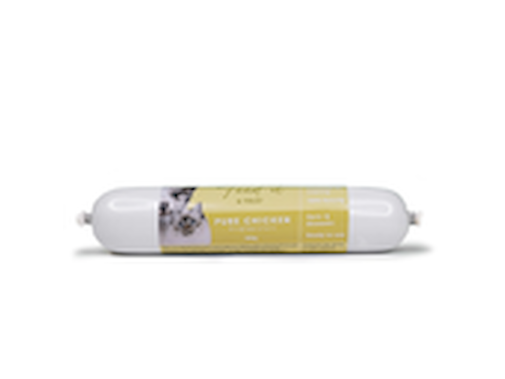 Feed'it & Treat Pure Chicken 400 g – Fuldfoder og Træningsgodbid til Hund og Kat