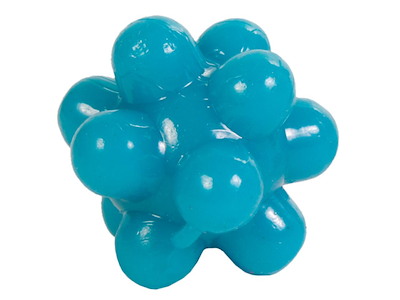 Gummibolde med dupper til kat – 4 stk., Ø3,3 cm