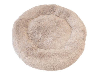 Fluffy Hundeseng L, Beige 100,5x100,5cm