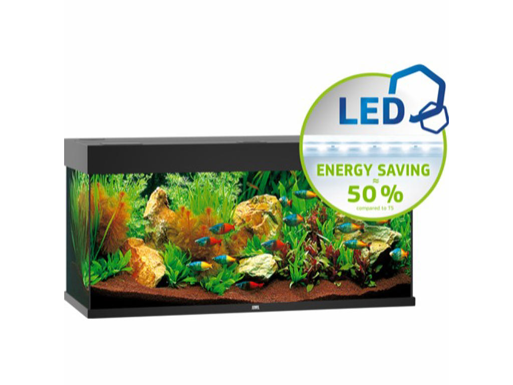  JUWEL AKVARIUM LED RIO 180 SORT 101x41x50CM 180L