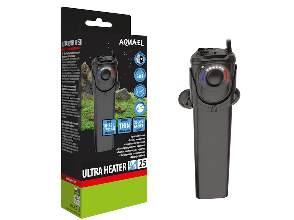Aquael Ultra Heater 25W Plastik Akvarievarmer – D&N Serie