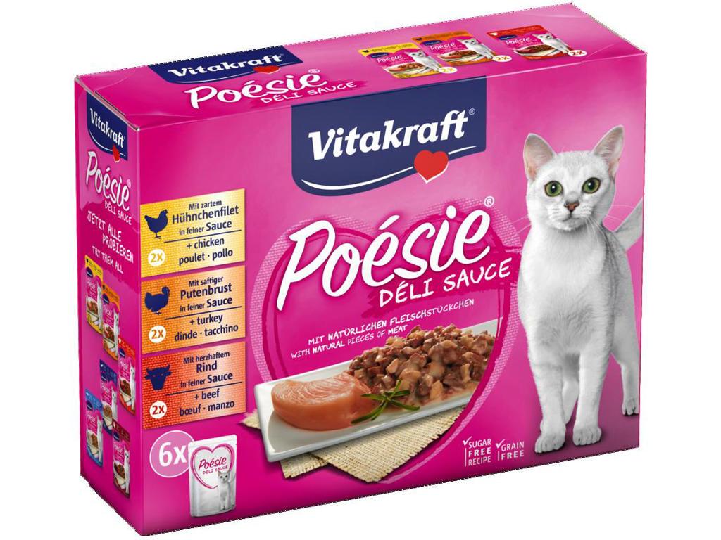 Poesie deli sauce 6x85g Vitakraft