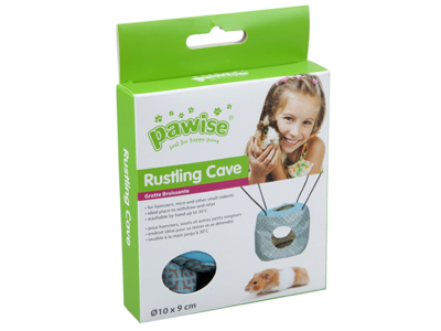 Pawise Hængehule til Små Gnavere – Rustling Cave Ø10 x 9 cm