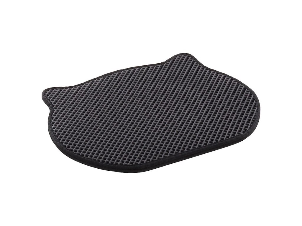 Måtte til kattetoilet MATZ sort 50x40cm