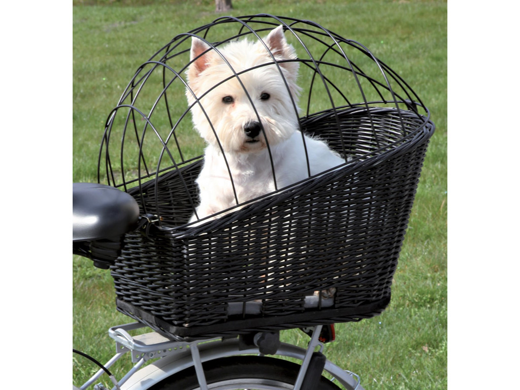 Cykelkurv m.gitter t.bagagebærere.sort 35×49×55 cm max.12kg.