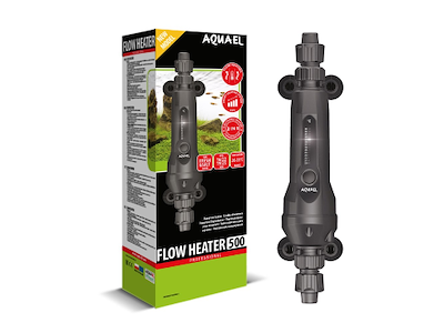 Aquael Flow Heater 2.0 – 500W Gennemstrømningsvarmer til Akvarier (300–1000 L)
