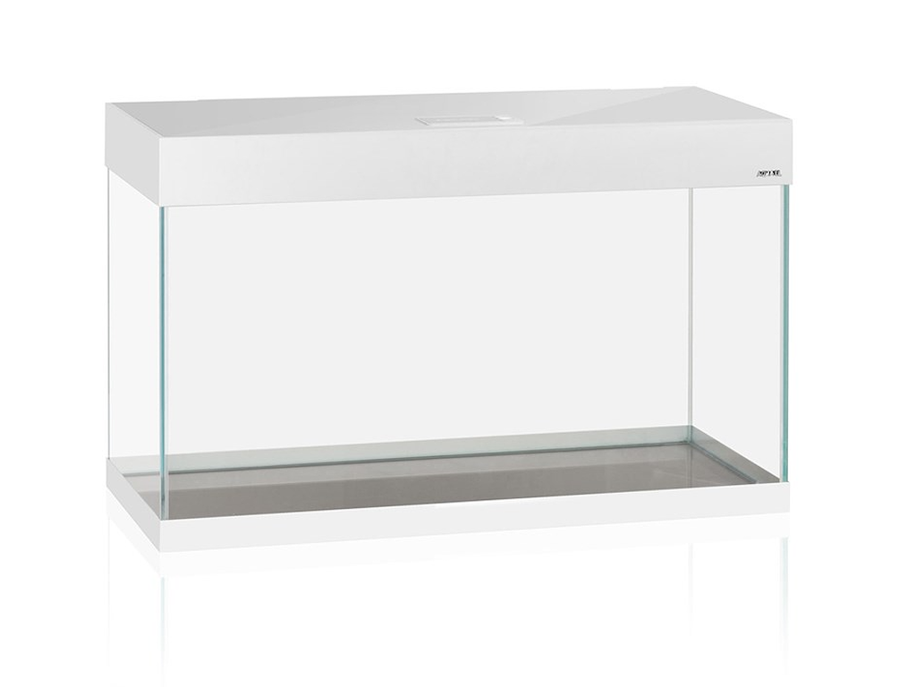 Aquael Opti Set 125 White 2.0 – Akvariesæt 125L m. LED-lys, glasdæklåg og optiwhite frontglas