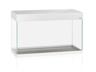 Aquael Opti Set 125 White 2.0 – Akvariesæt 125L m. LED-lys, glasdæklåg og optiwhite frontglas