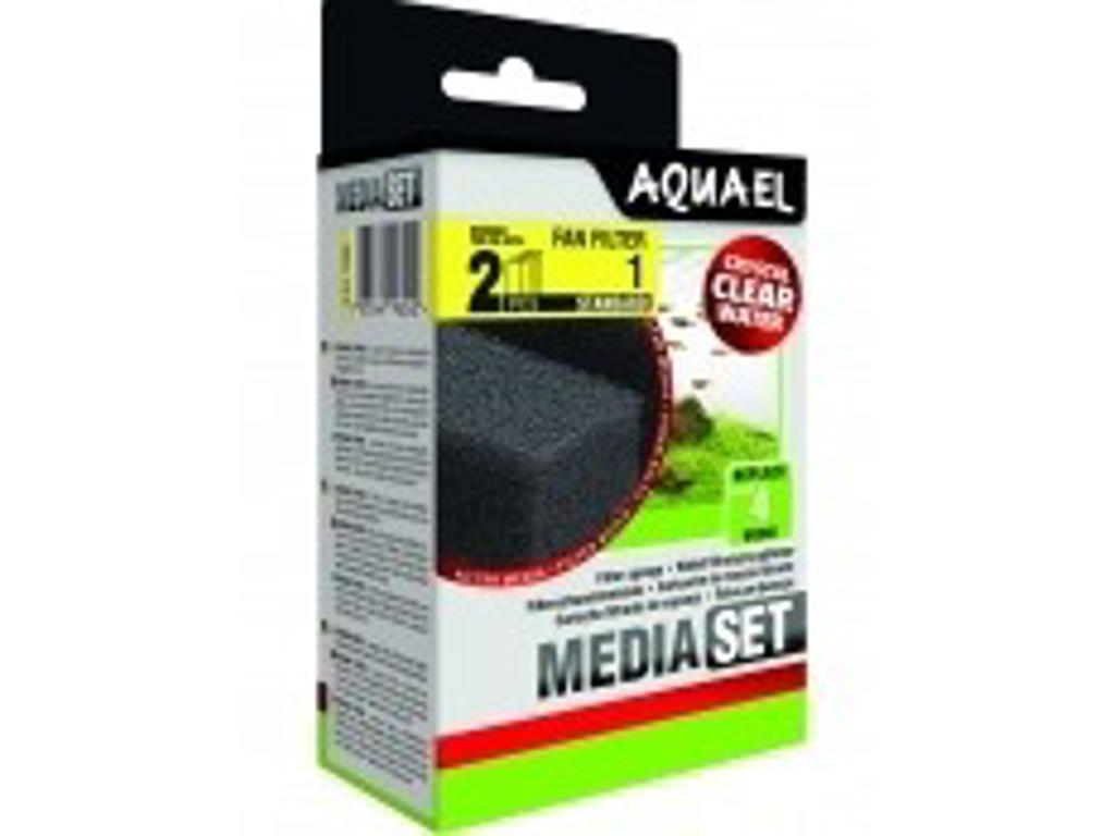 Svamp Fanfilter 1 Media Set 2 stk