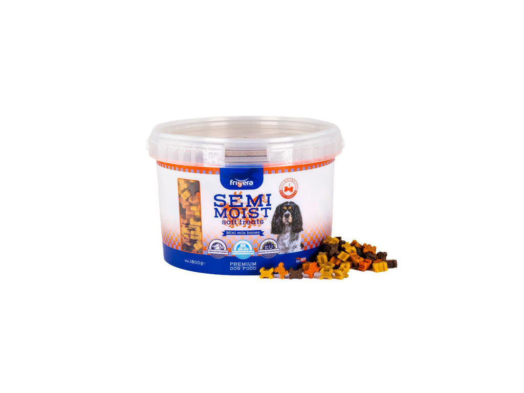Semi-Moist soft mini mix bones 1800 g
