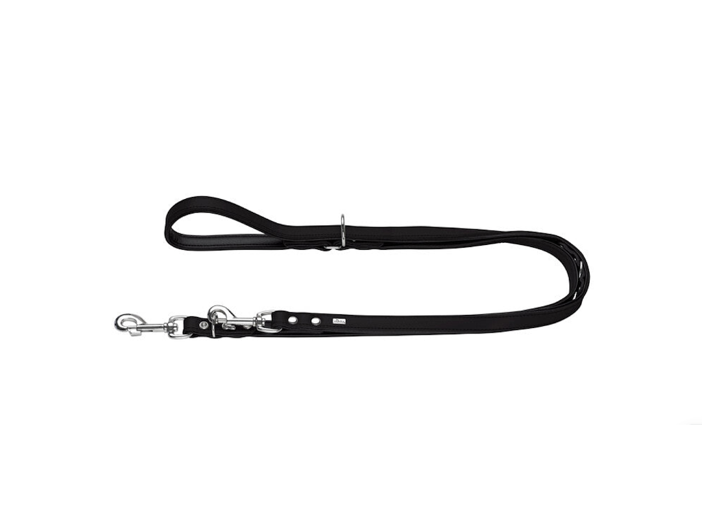 Hunter Basic Justerbar Læderline Sort 13 mm x 200 cm