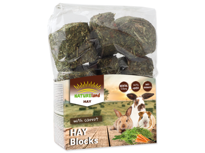 Nature land høblok med gulerod 600g