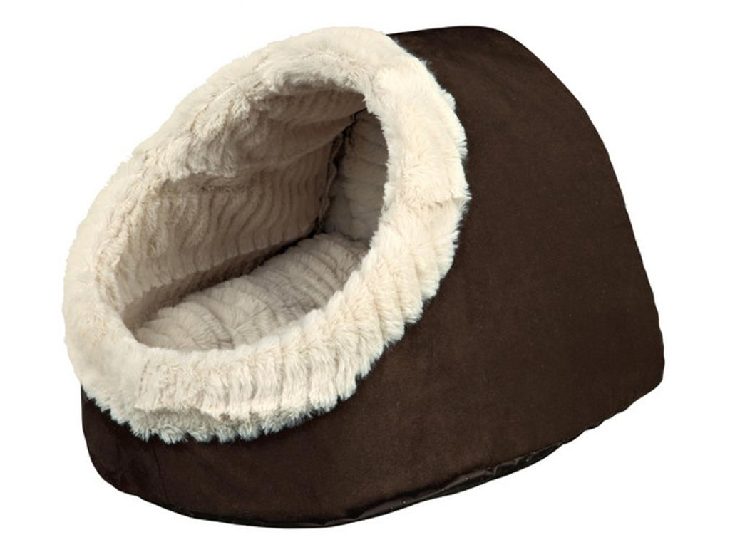 Timur kattehule, 35 × 26 × 41 cm, brun/beige