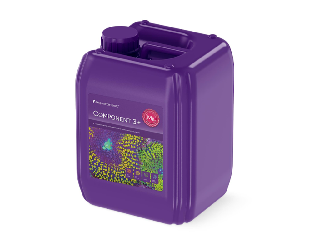 Aquaforest Component 3+ 5 L – Ballingvæske med Magnesium, Kalium og Reef Mineral Salt til Revakvarier