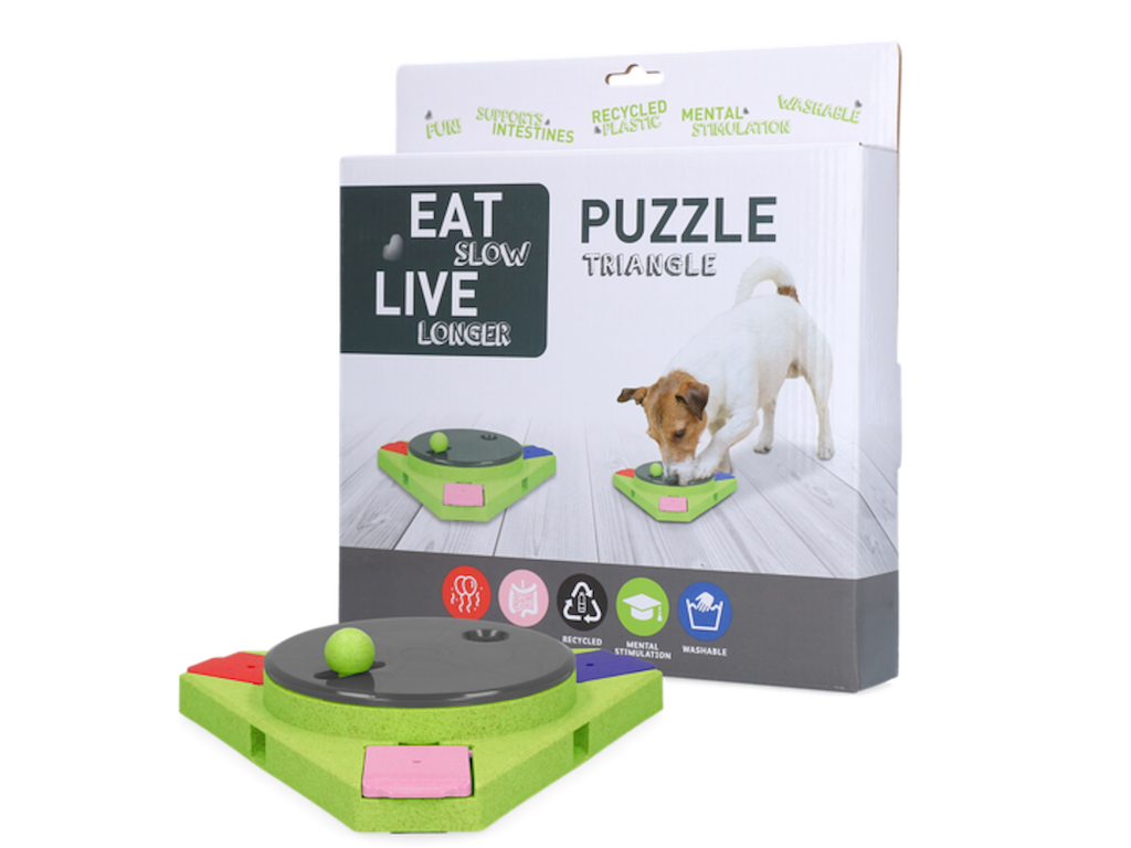 Eat Slow Live Longer Puzzle Triangle
