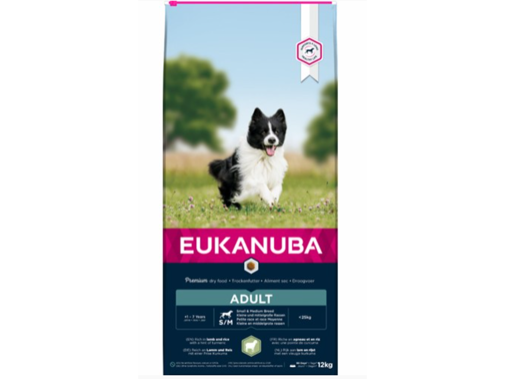 Adult Small & Medium Lam & Ris 12 kg