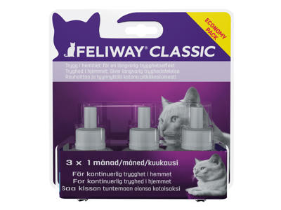 FELIWAY CLASSIC FEROMON REFILLS KAT 3 X 48 ML