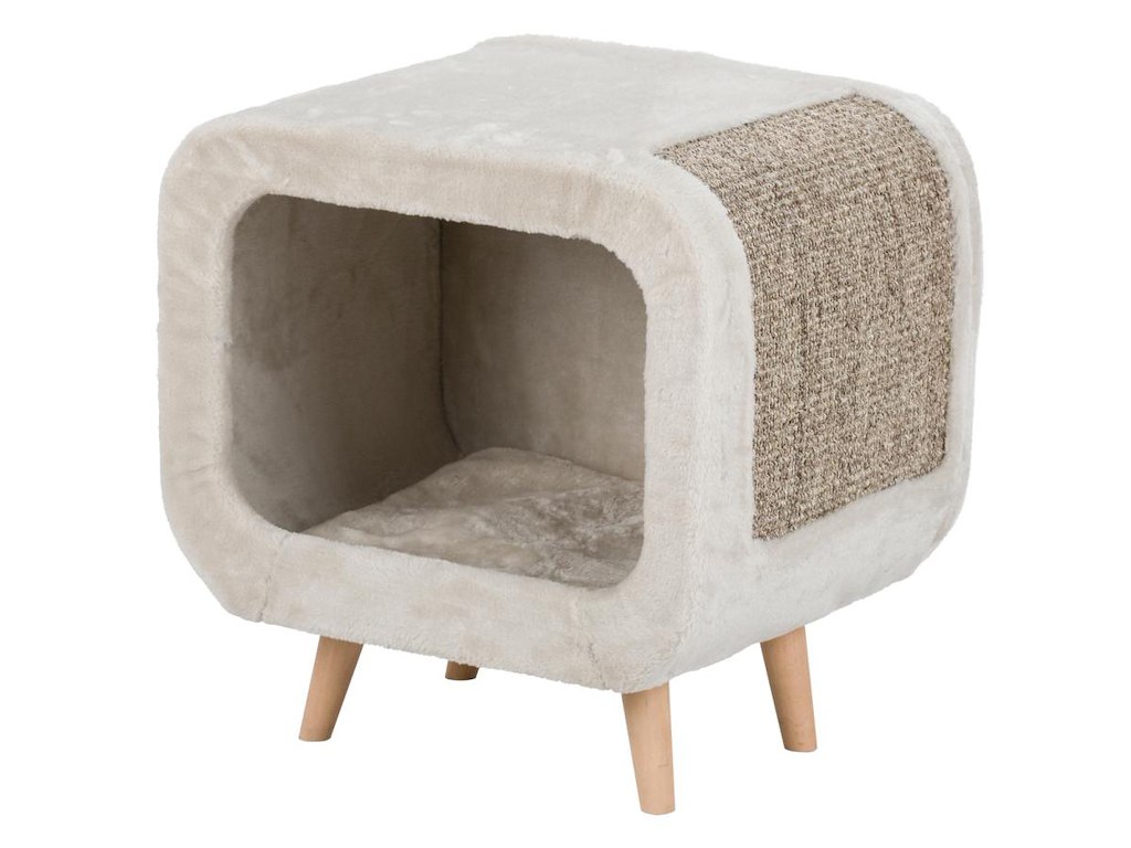 Trixie Hyggehule Alicia 48×48×38 cm – Blød Hule til Katte og Små Hunde