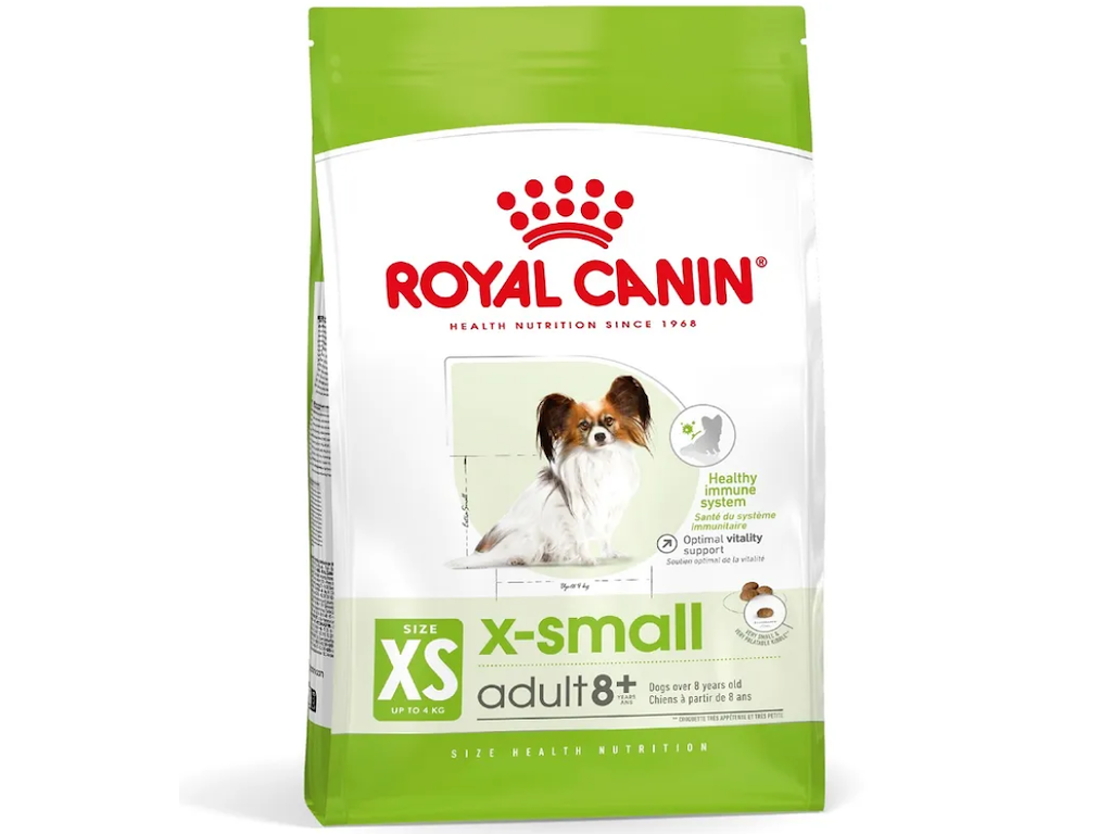 Royal Canin X-Small Adult 8+ 1,5 kg – Seniorfoder til meget små hunde fra 8 år