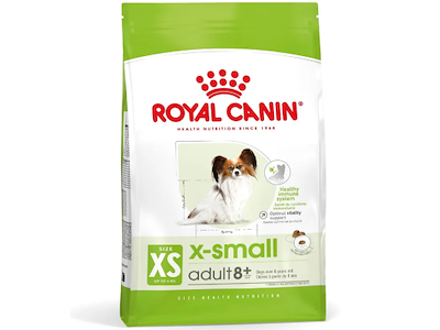 Royal Canin X-Small Adult 8+ 1,5 kg – Seniorfoder til meget små hunde fra 8 år