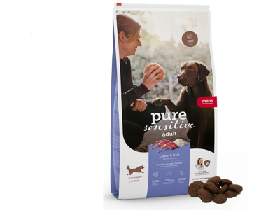 MERA Pure Sensitive Lam & Ris 12,5kg – Hundefoder til Følsom Fordøjelse