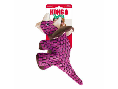 Kong dynos triceratops pink L 10x18x37CM