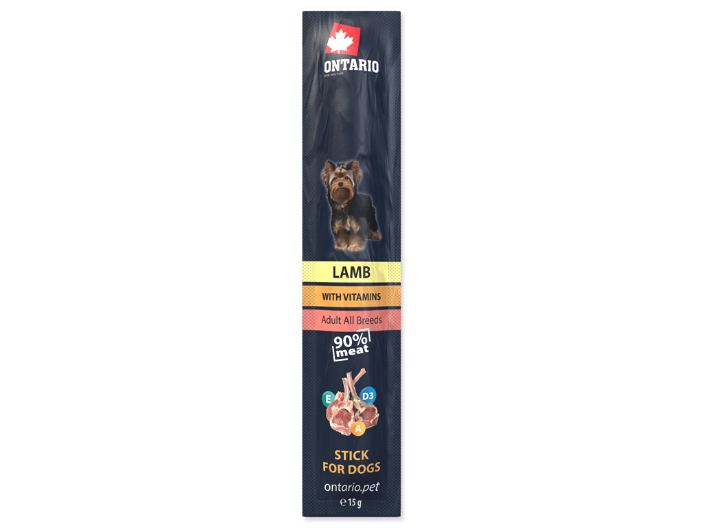 ONTARIO Stick for dogs lamb 15g
