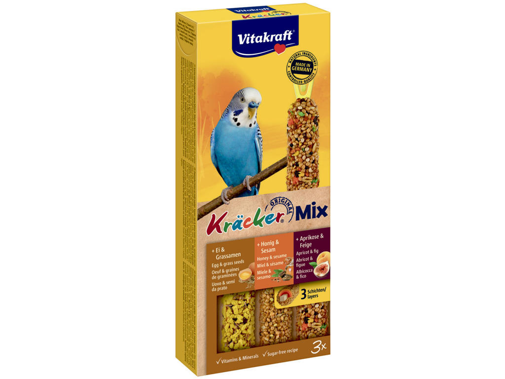 VITAKRAFT HONNING/FRUGT/ÆG FUGLESNACK 80 G