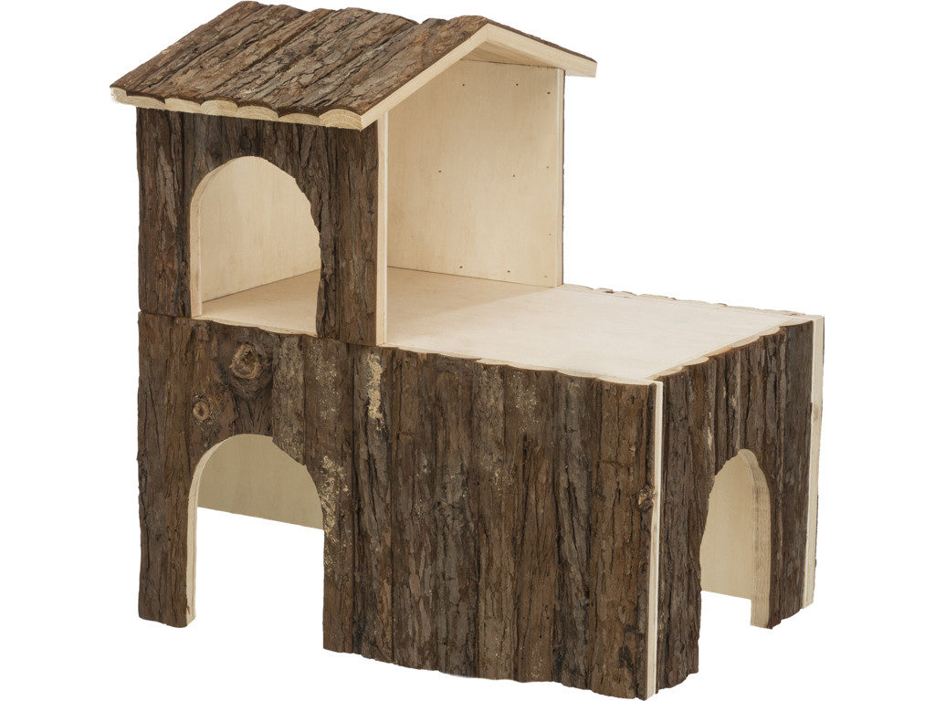 Natural Living Letti hus, 45 x 45 x 25 cm, brun