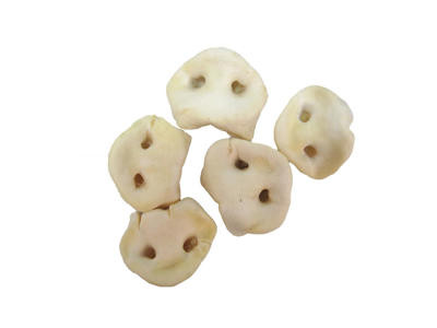 Hvide grisetryner, Løs ps. á 50 stk.